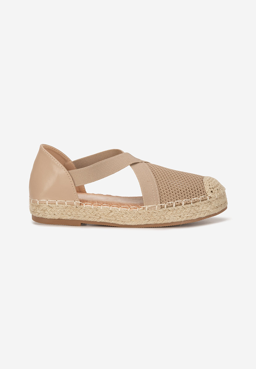 Khaki espadryle damskie Fensy