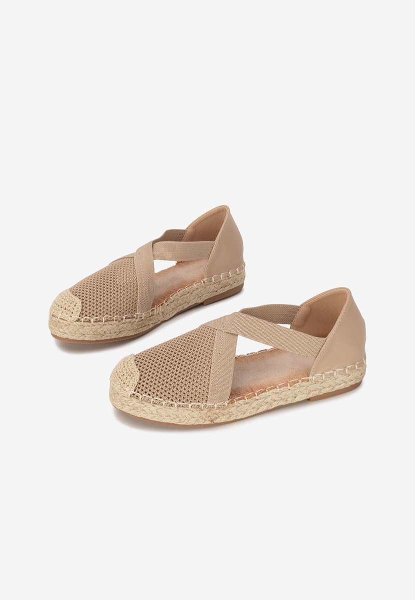 Khaki espadryle damskie Fensy