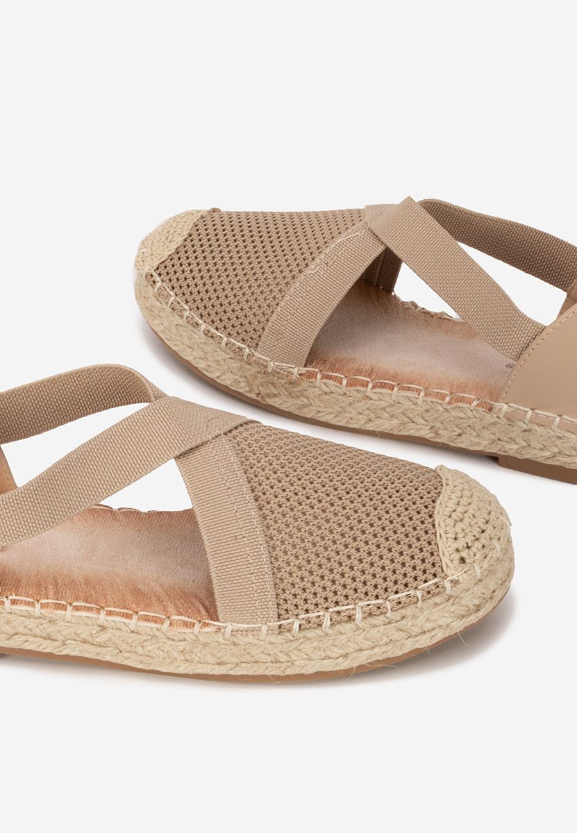 Khaki espadryle damskie Fensy