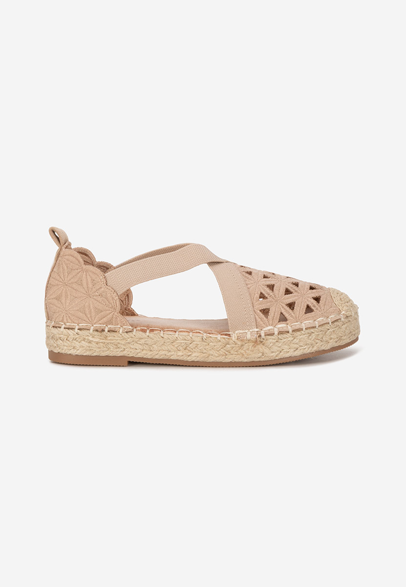 Khaki espadryle damskie Feliania