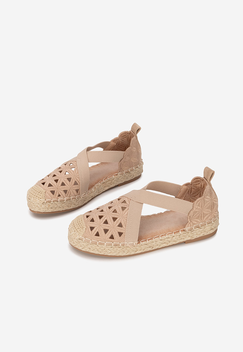 Khaki espadryle damskie Feliania