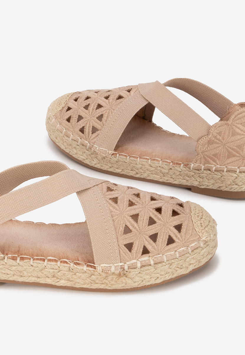 Khaki espadryle damskie Feliania