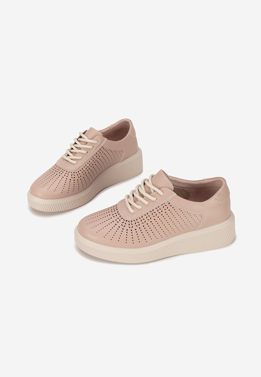 Różowe sneakersy damskie Oleiana