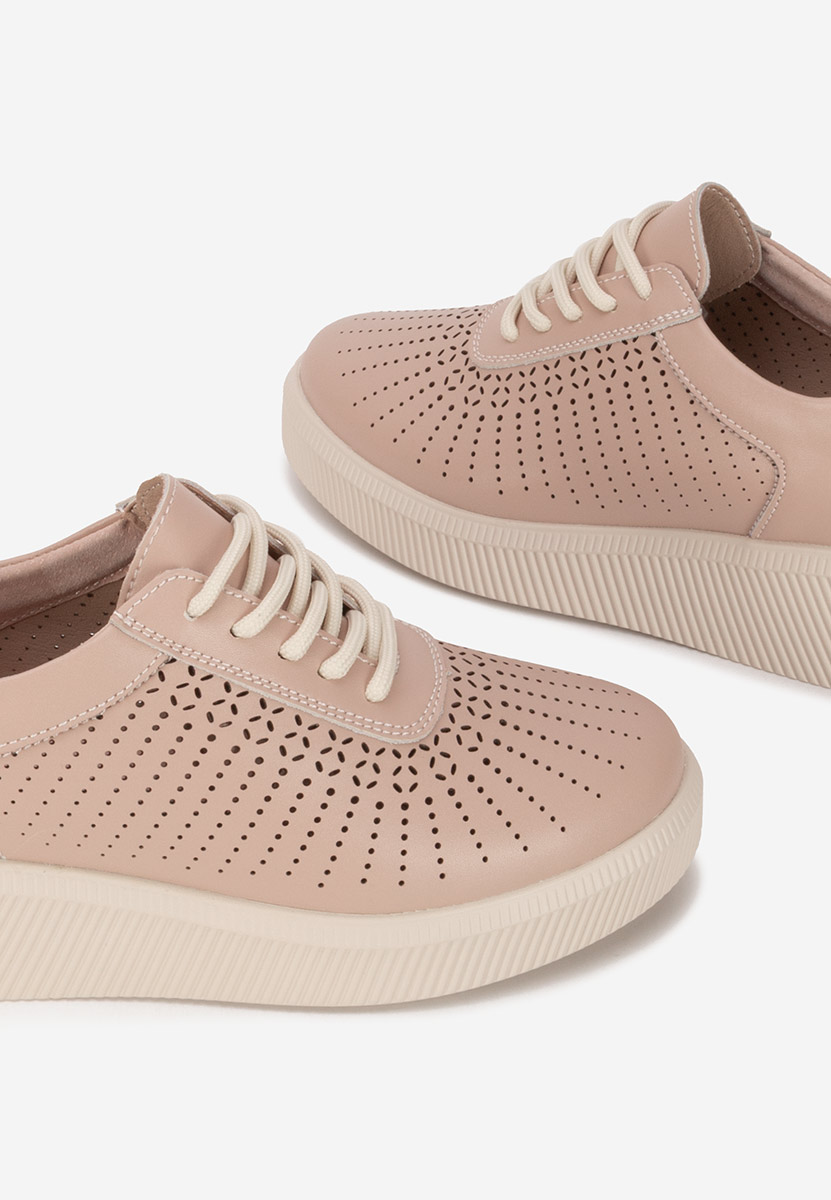 Różowe sneakersy damskie Oleiana