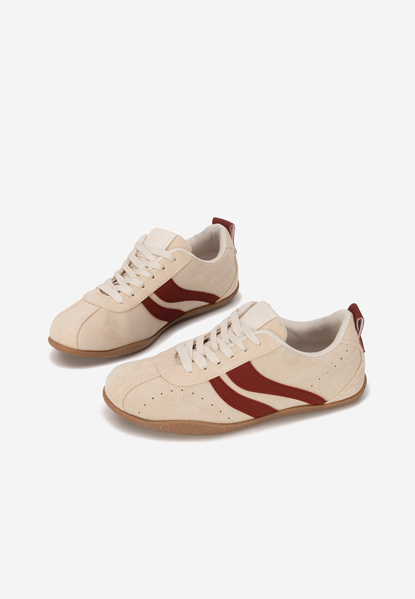 Beżowe sneakersy damskie Reissa