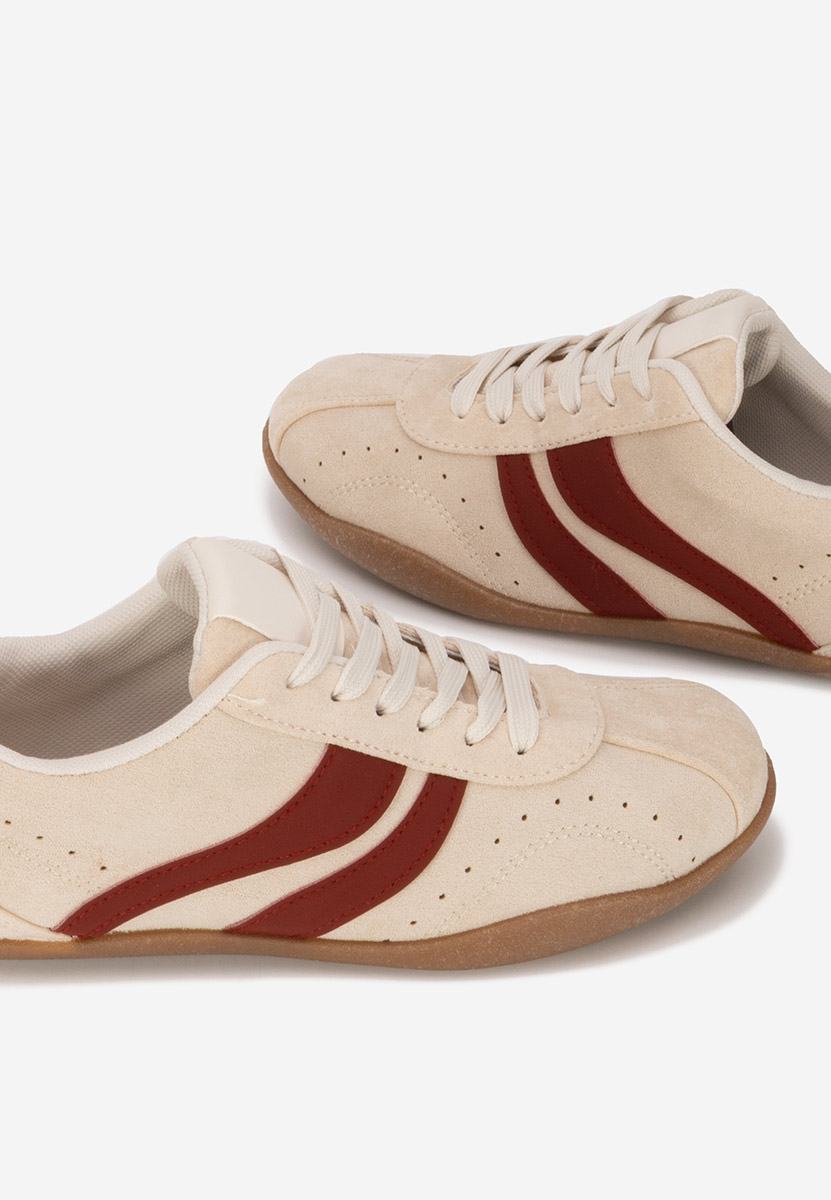 Beżowe sneakersy damskie Reissa