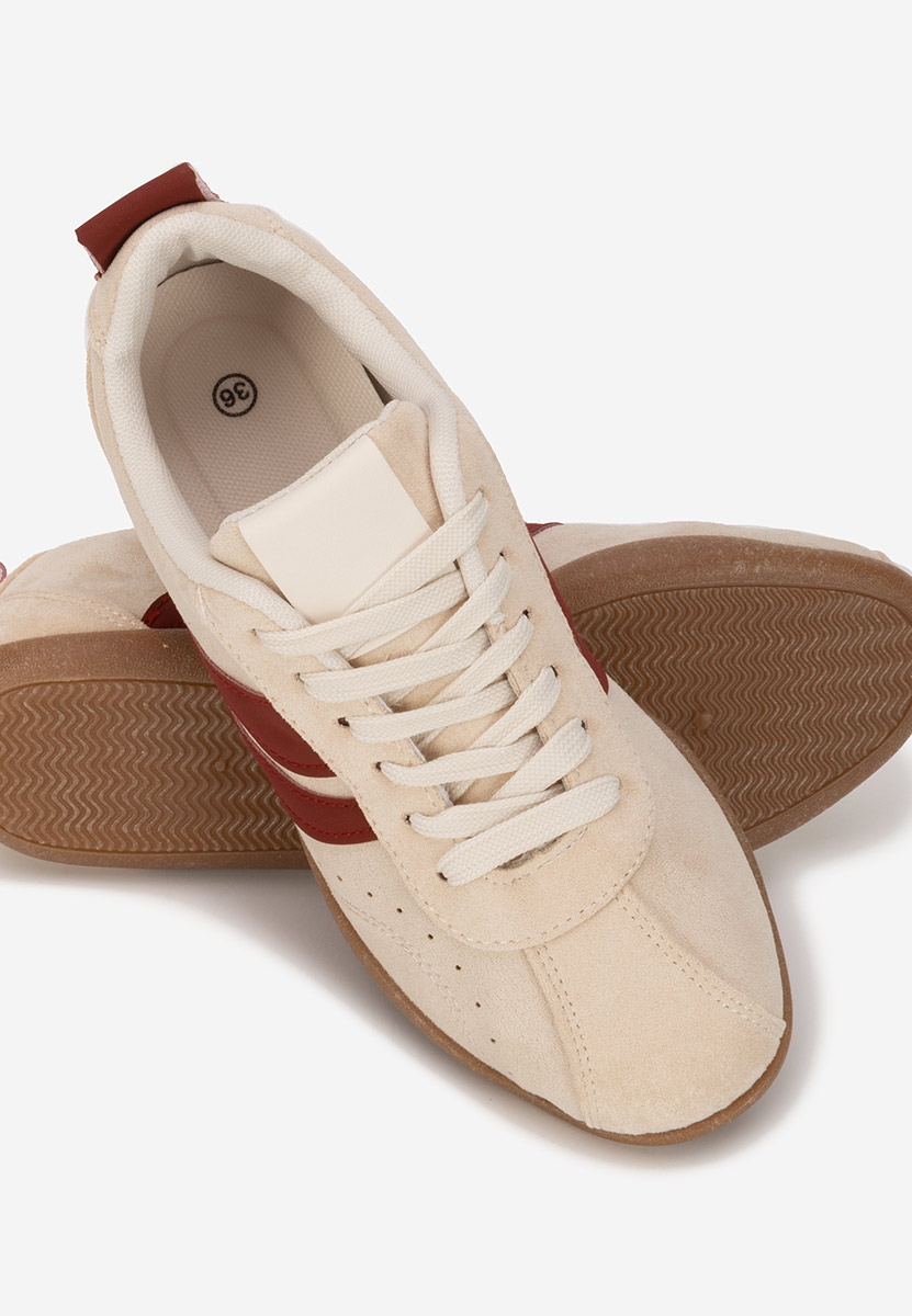 Beżowe sneakersy damskie Reissa