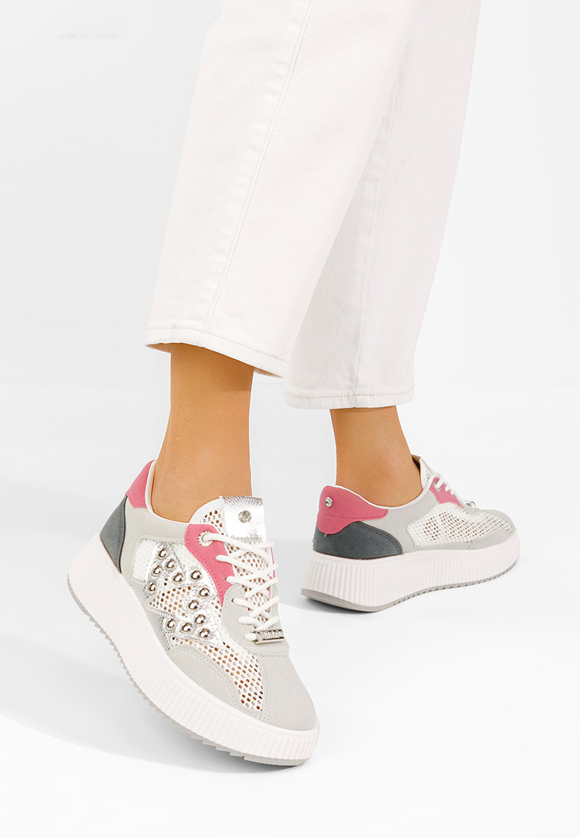 Wielokolorowy sneakersy damskie Jeanetta