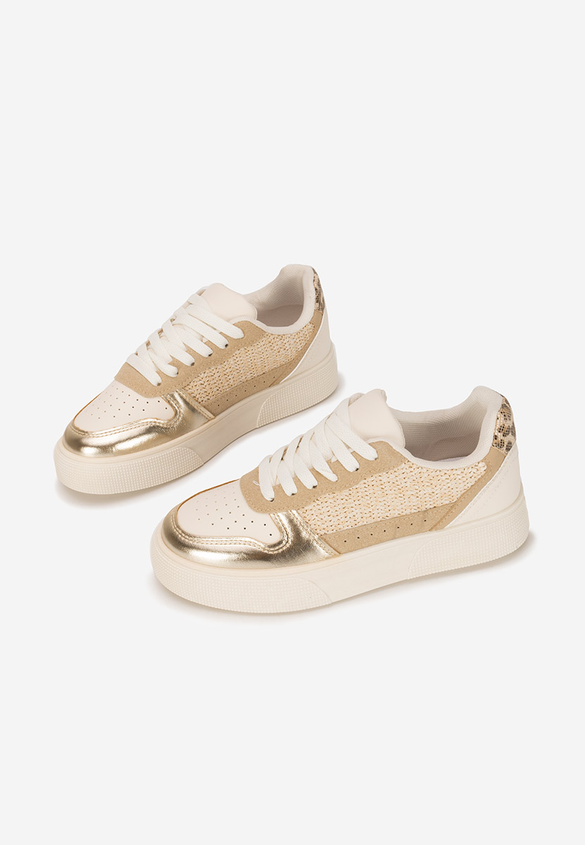 Beżowe sneakersy damskie Merlyna V2