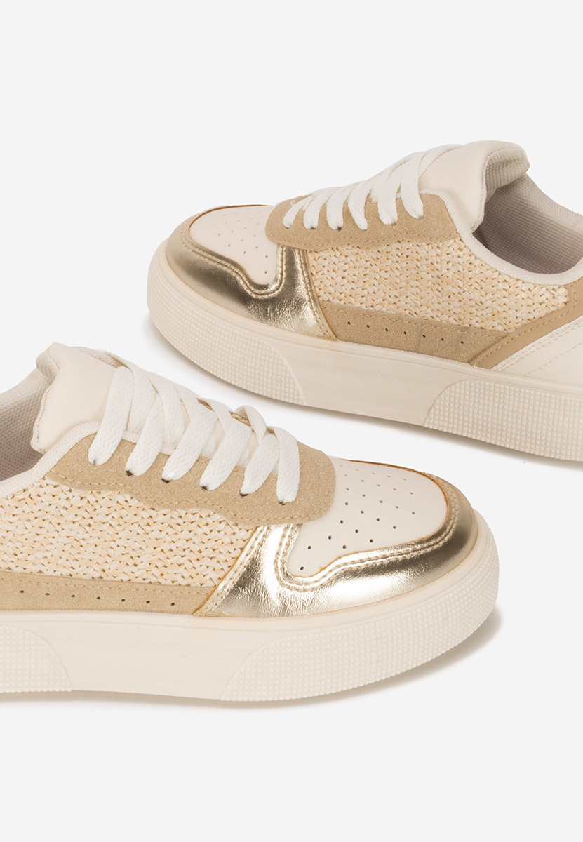 Beżowe sneakersy damskie Merlyna V2