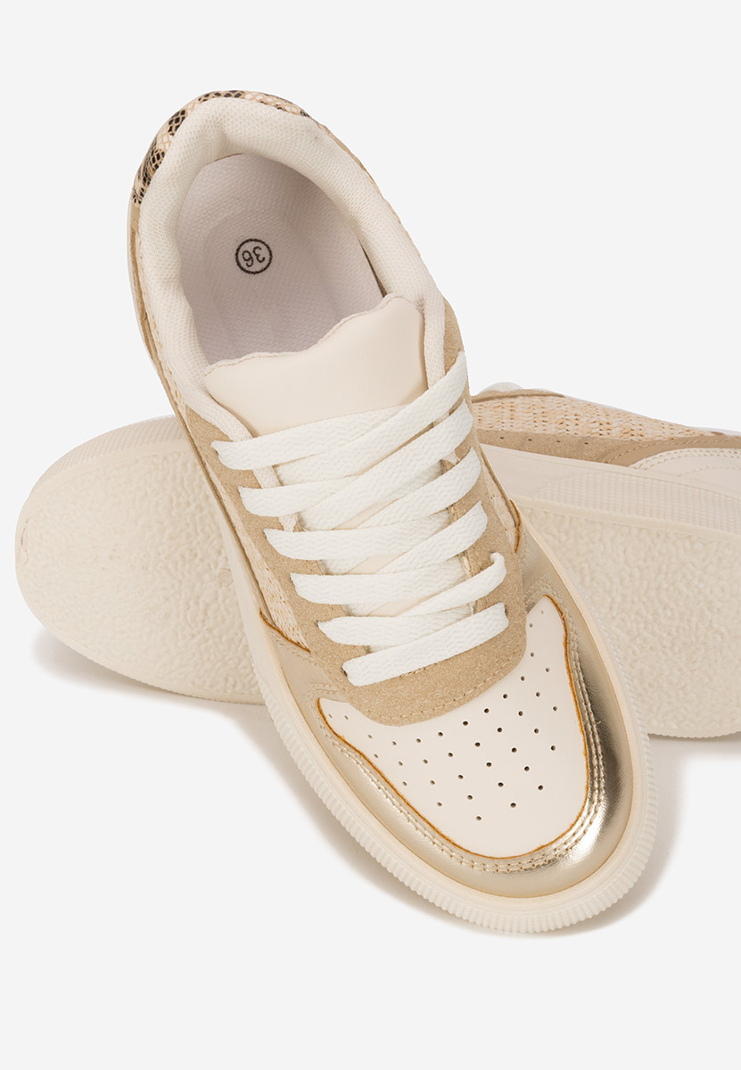 Beżowe sneakersy damskie Merlyna V2