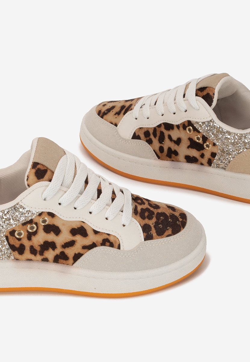 Panterkowe sneakersy damskie Nerina