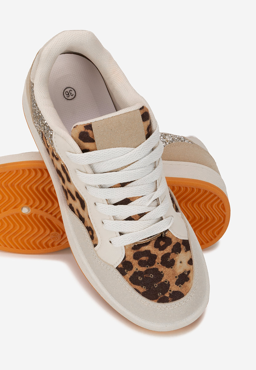 Panterkowe sneakersy damskie Nerina