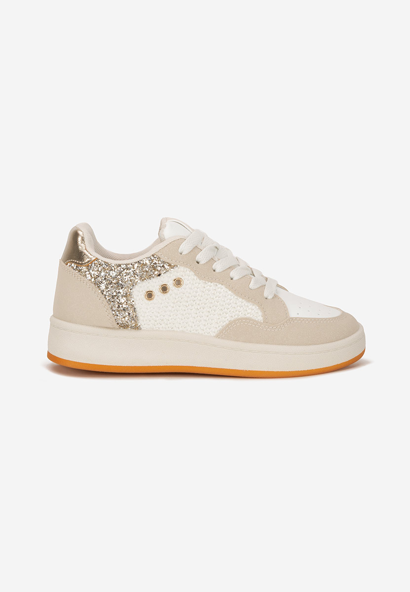 Beżowe sneakersy damskie Nerina
