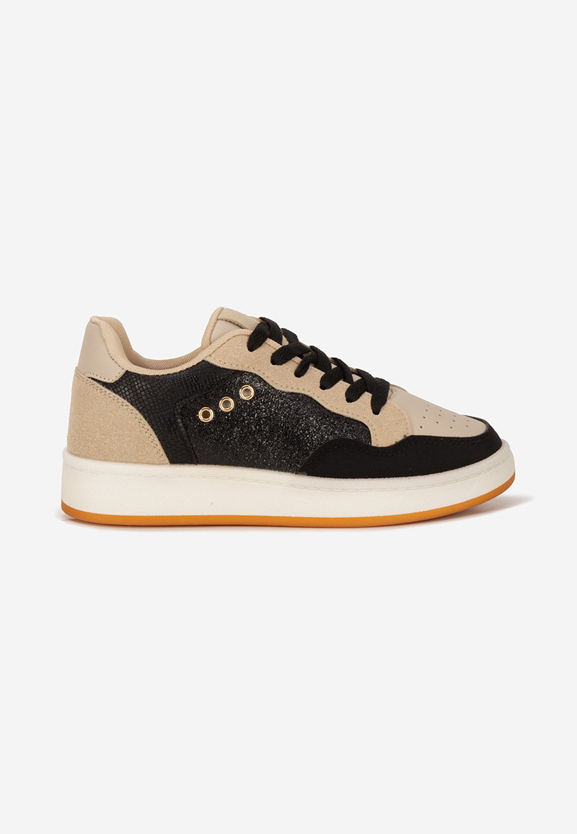 Czarne sneakersy damskie Nerina