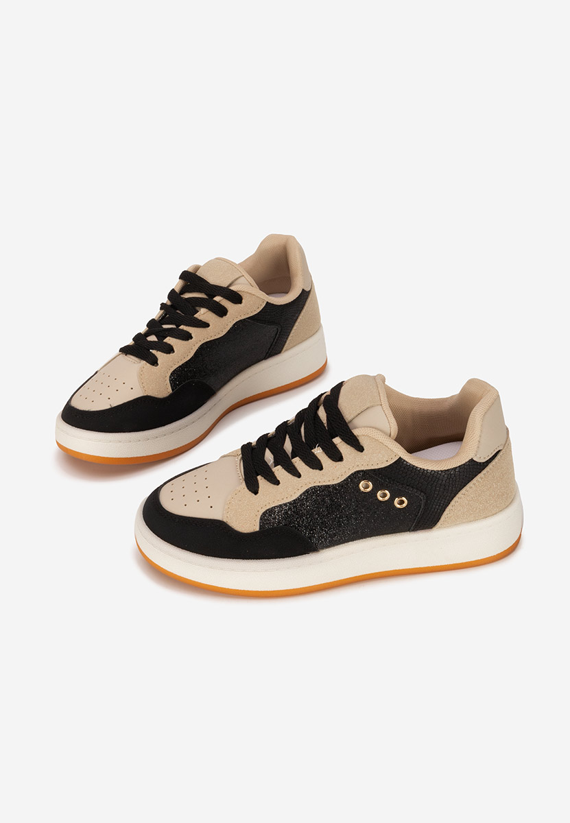 Czarne sneakersy damskie Nerina