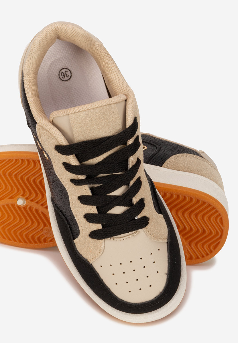 Czarne sneakersy damskie Nerina