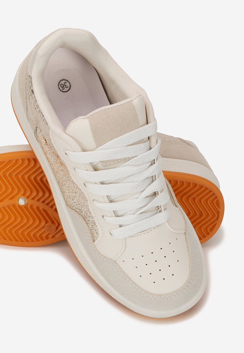 Beżowe sneakersy damskie Nerina V2