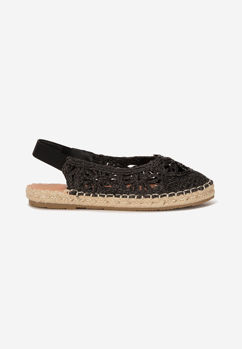 Czarne espadryle damskie Mistala