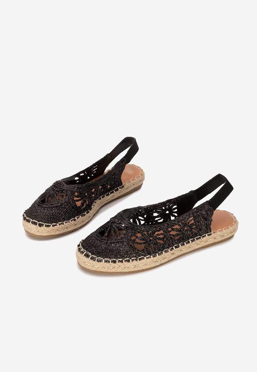 Czarne espadryle damskie Mistala