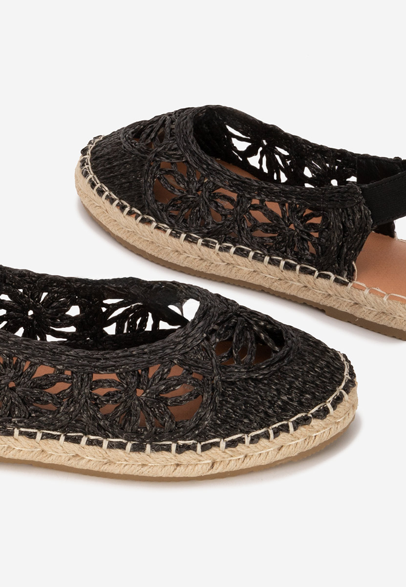 Czarne espadryle damskie Mistala