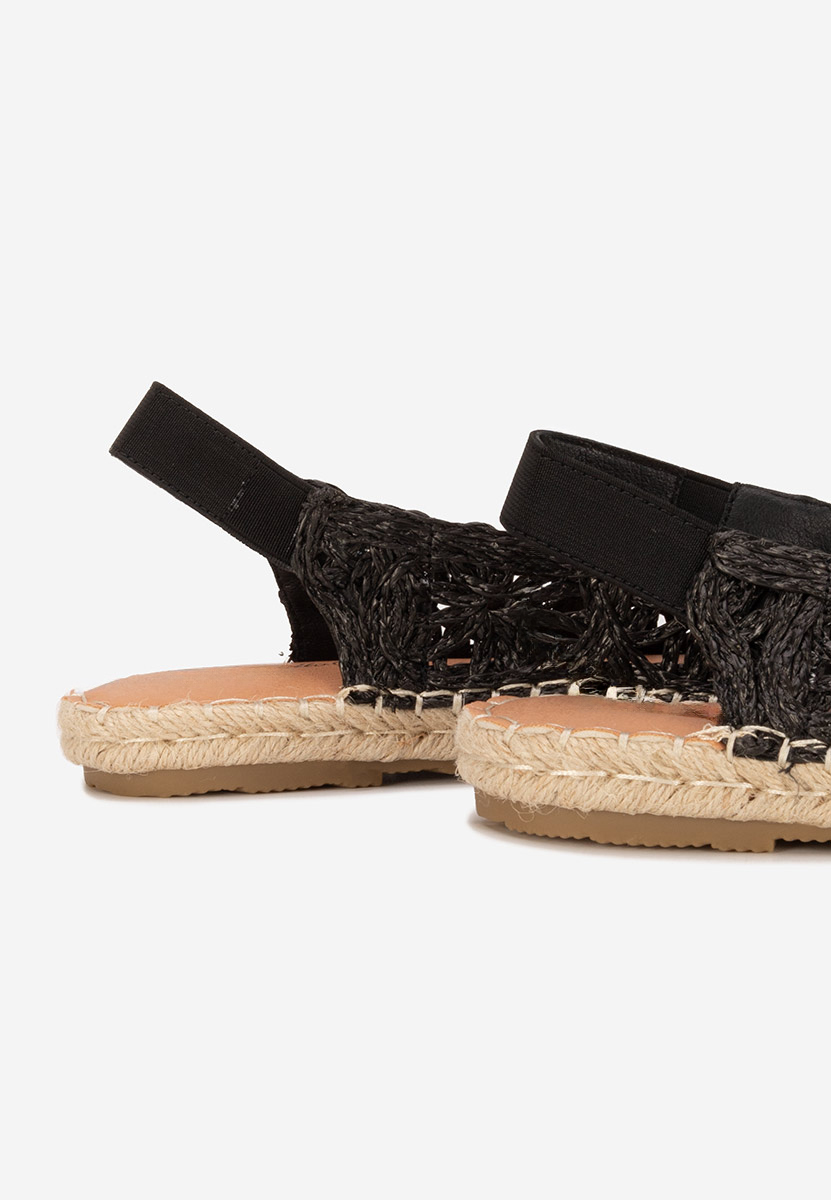 Czarne espadryle damskie Mistala