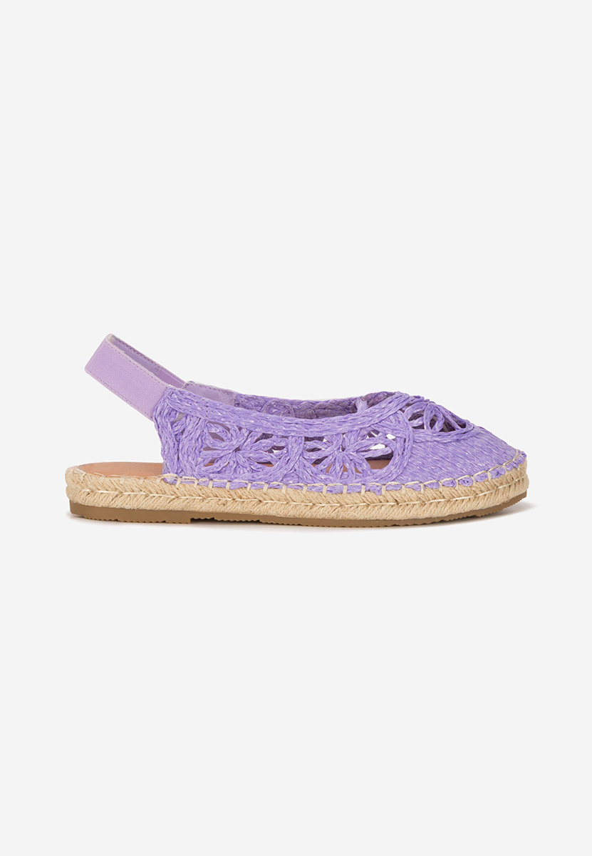 Fioletowe espadryle damskie Mistala