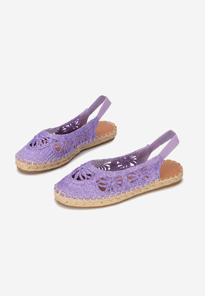 Fioletowe espadryle damskie Mistala