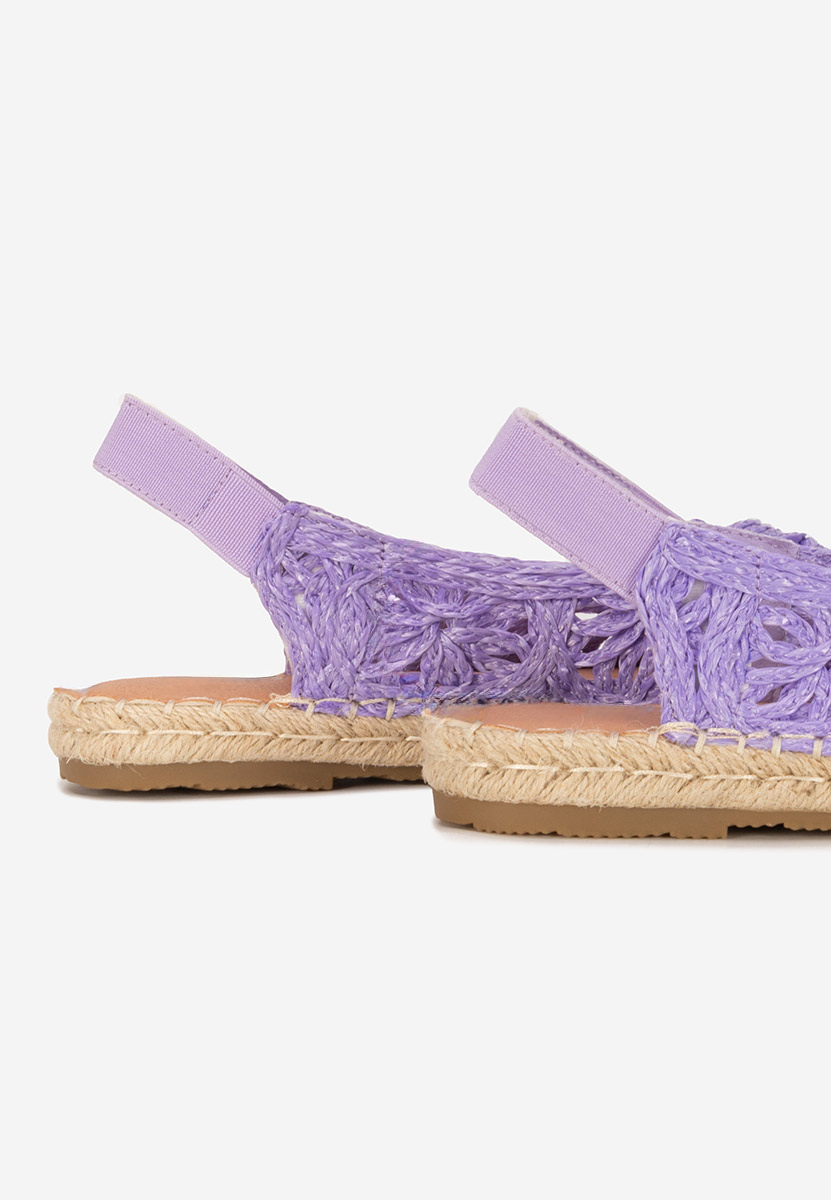 Fioletowe espadryle damskie Mistala