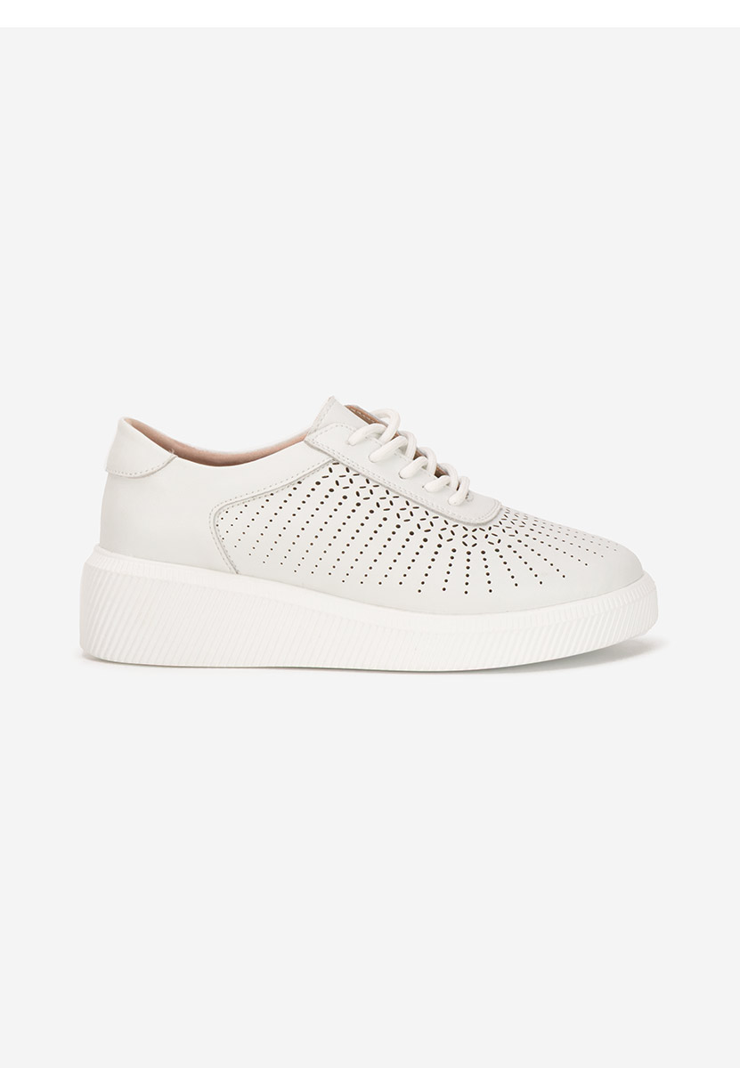 Białe sneakersy damskie Oleiana