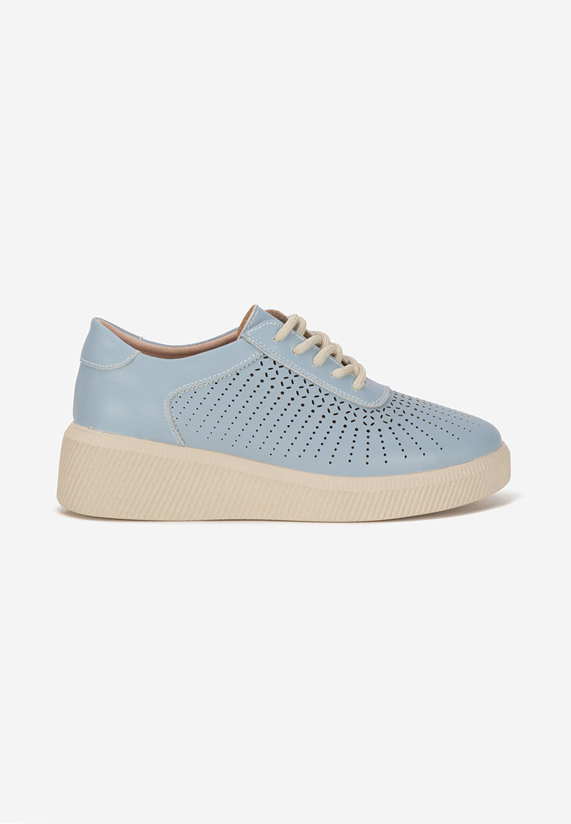 Niebieskie sneakersy damskie Oleiana