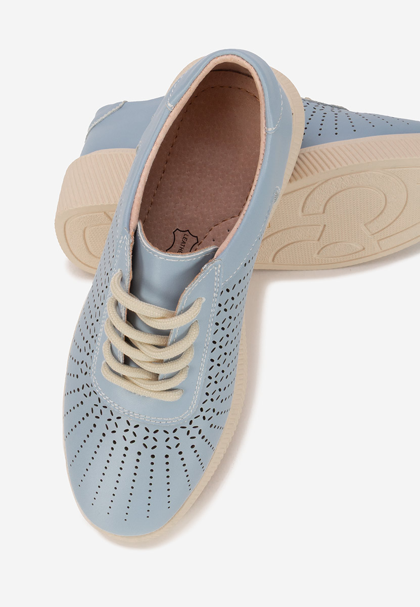 Niebieskie sneakersy damskie Oleiana
