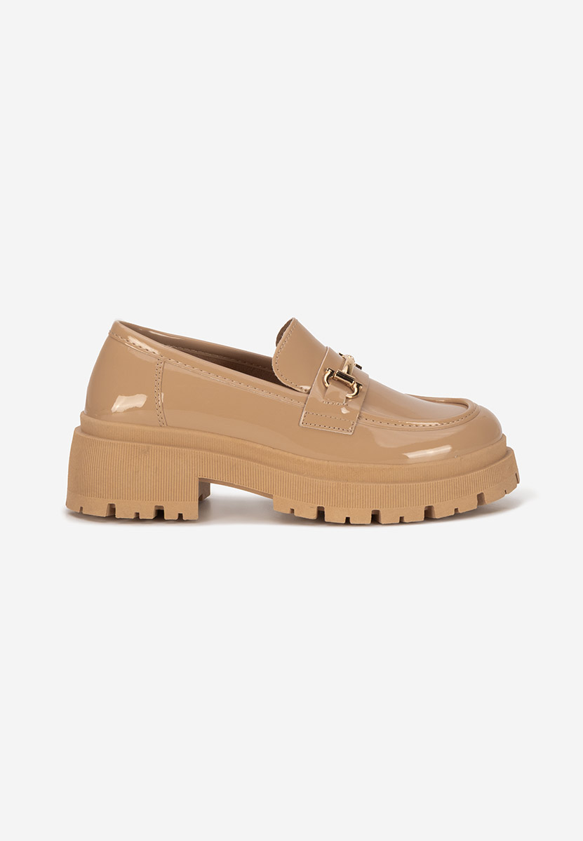 Khaki mokasyny damskie Elvilia