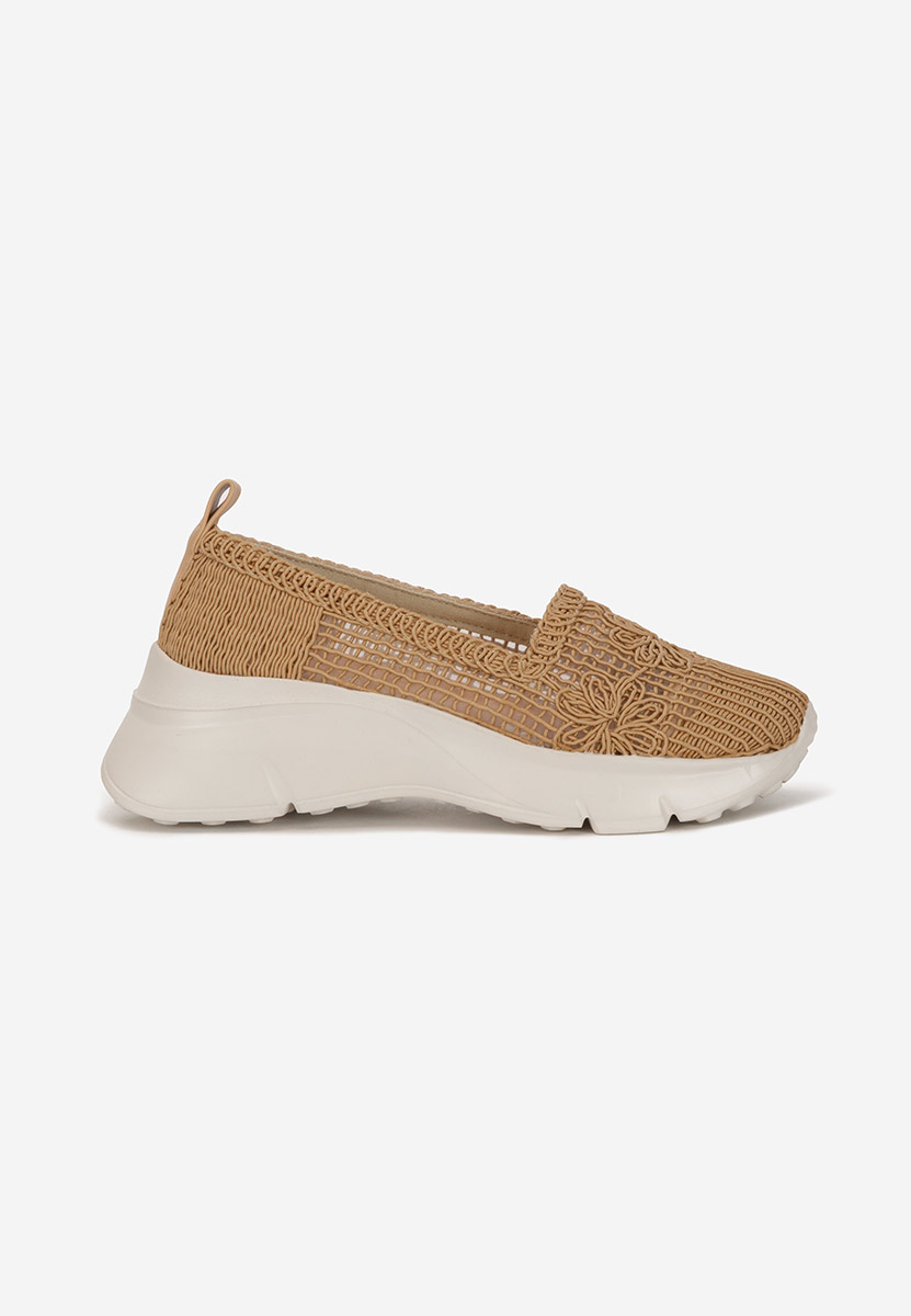 Khaki mokasyny damskie Offelia