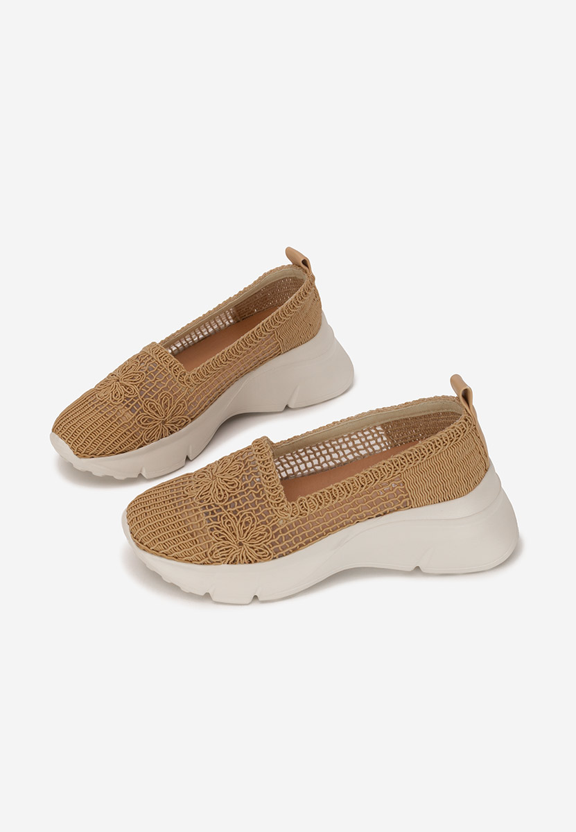 Khaki mokasyny damskie Offelia