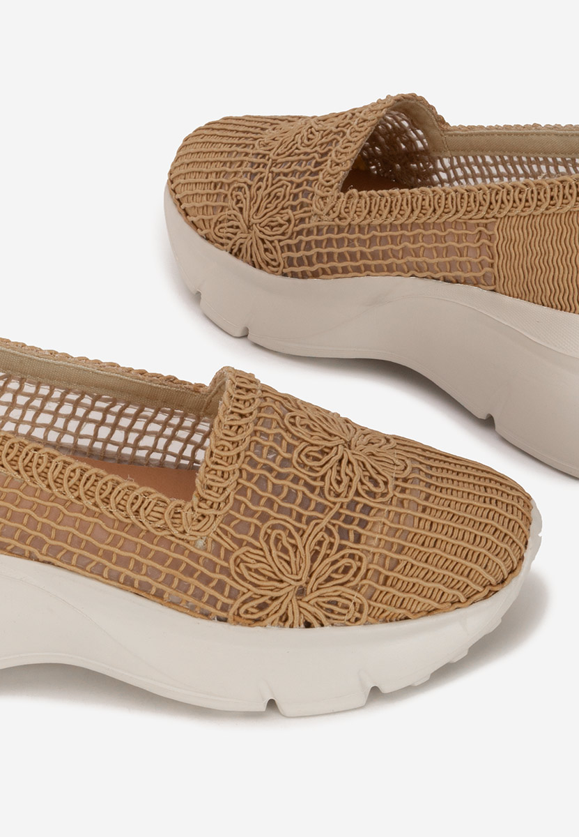 Khaki mokasyny damskie Offelia