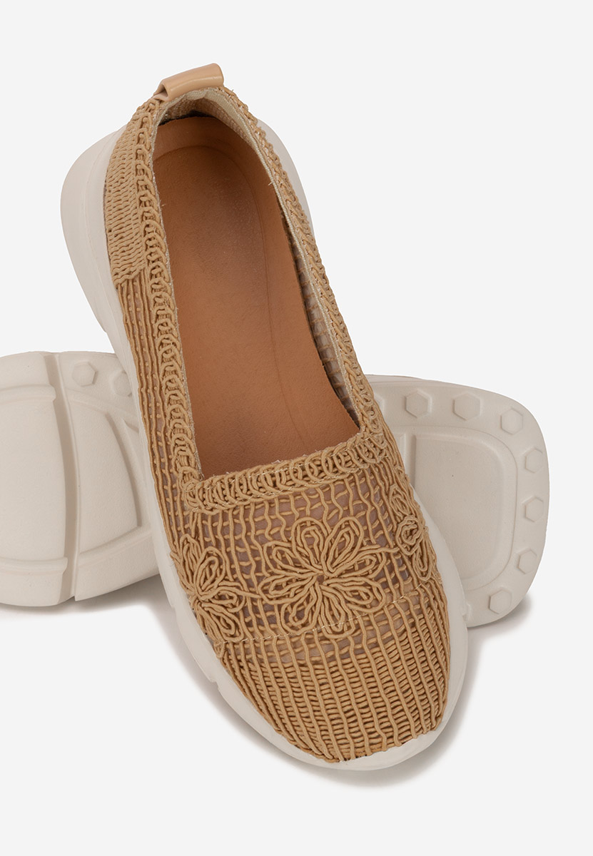 Khaki mokasyny damskie Offelia