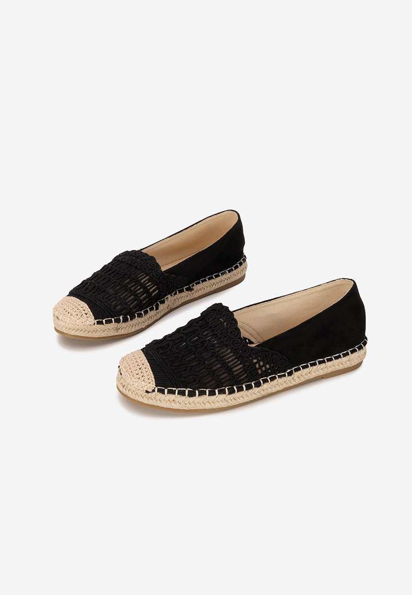Czarne espadryle damskie Henley