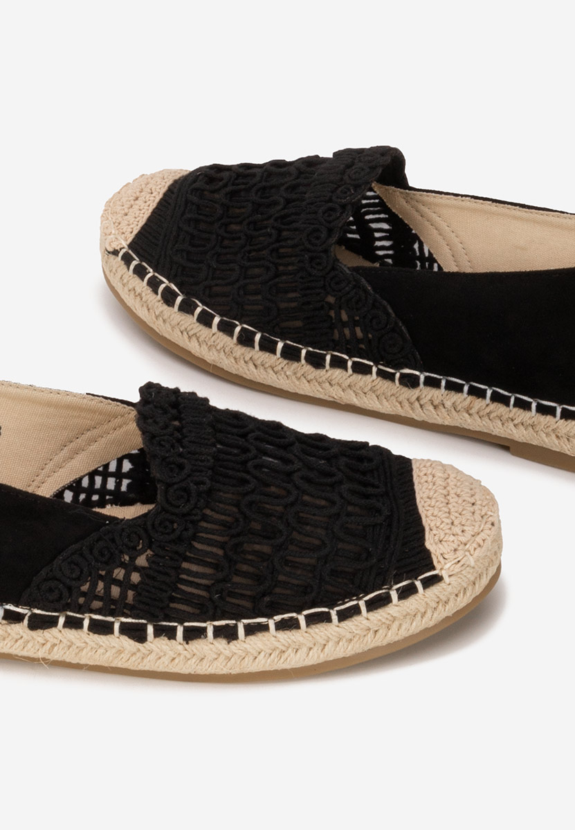 Czarne espadryle damskie Henley