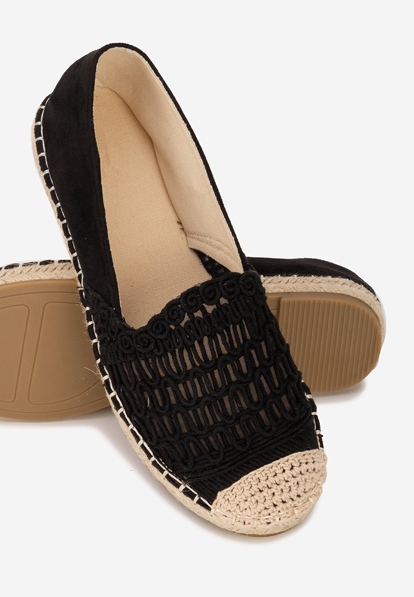 Czarne espadryle damskie Henley