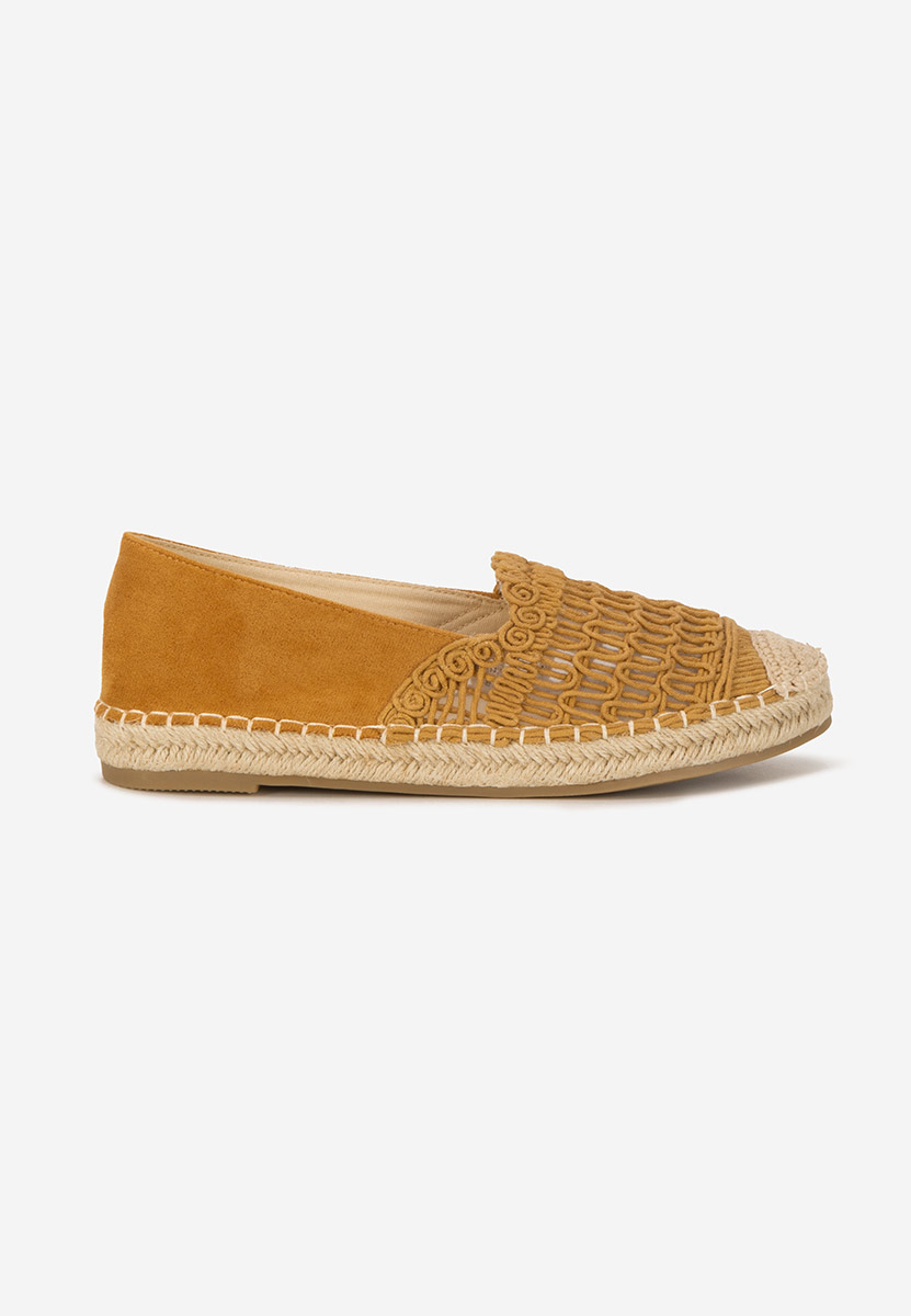 Camelowe espadryle damskie Henley