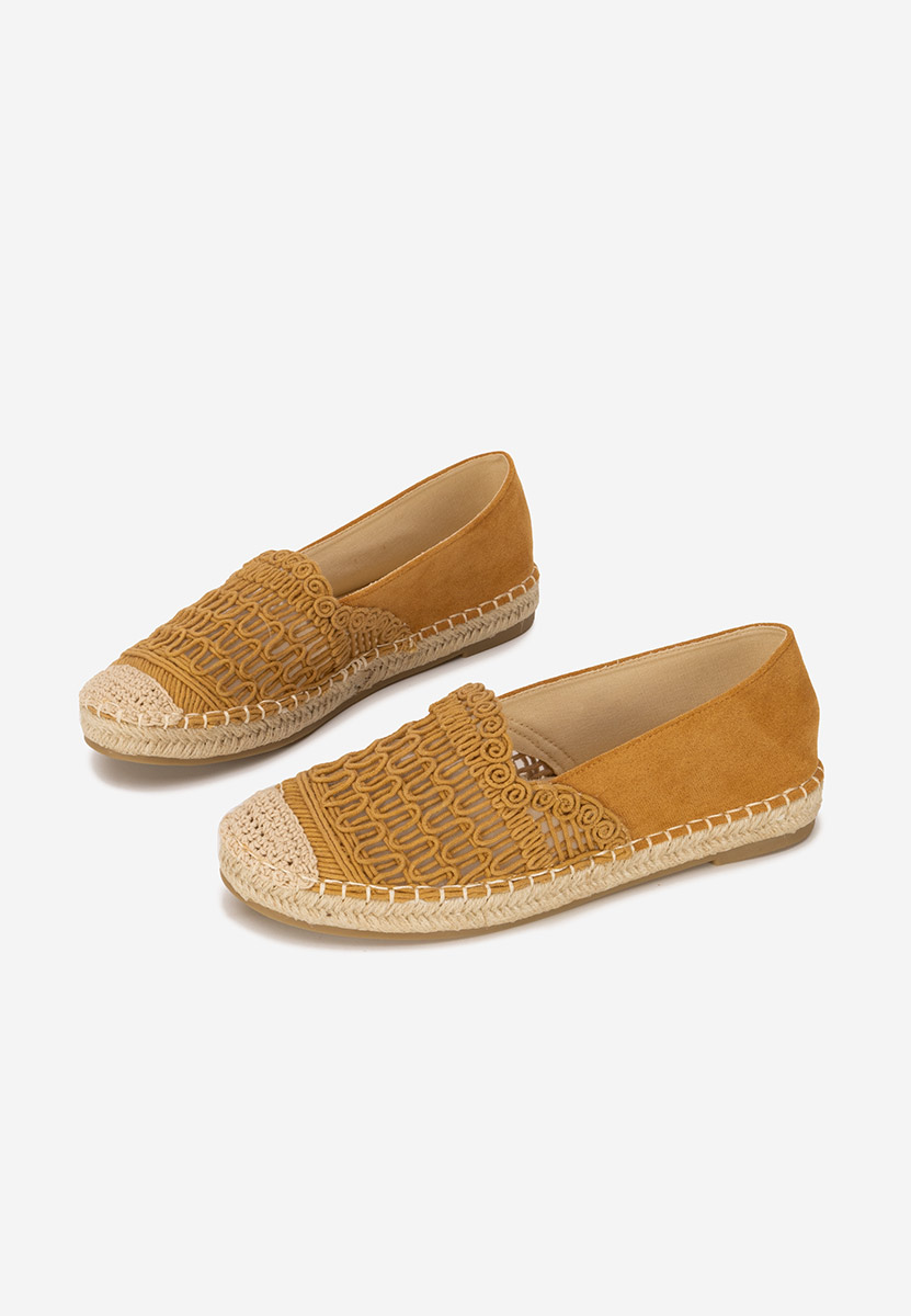 Camelowe espadryle damskie Henley