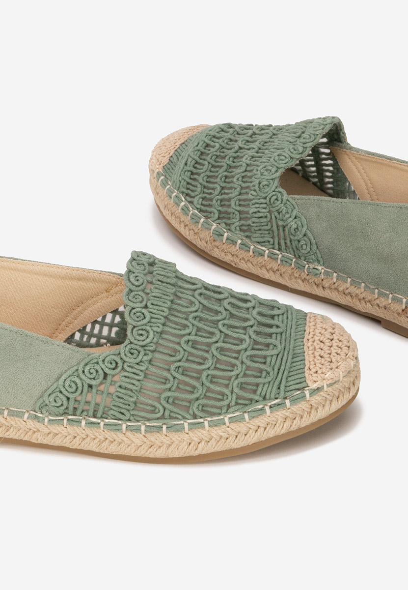 Zielone espadryle damskie Henley