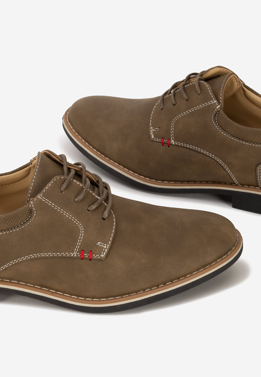 Khaki półbuty damskie Doralia