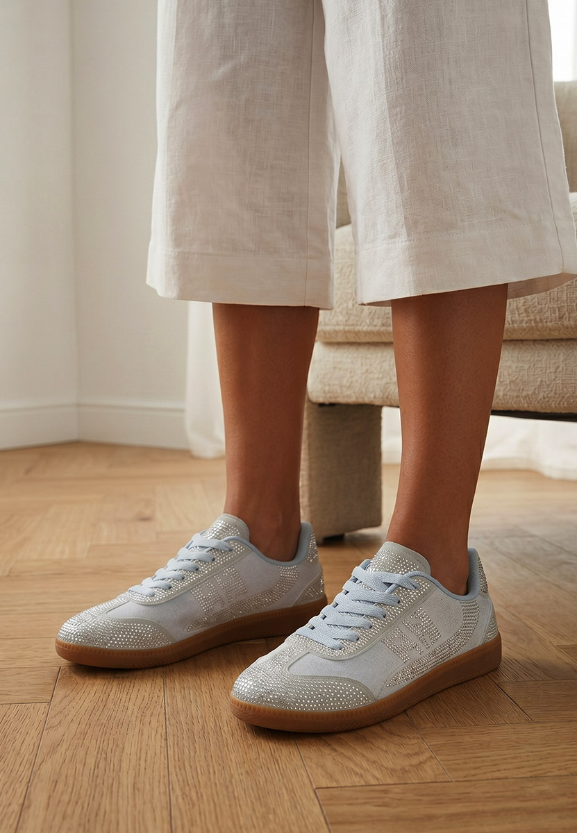 Niebieskie sneakersy damskie Magdalene