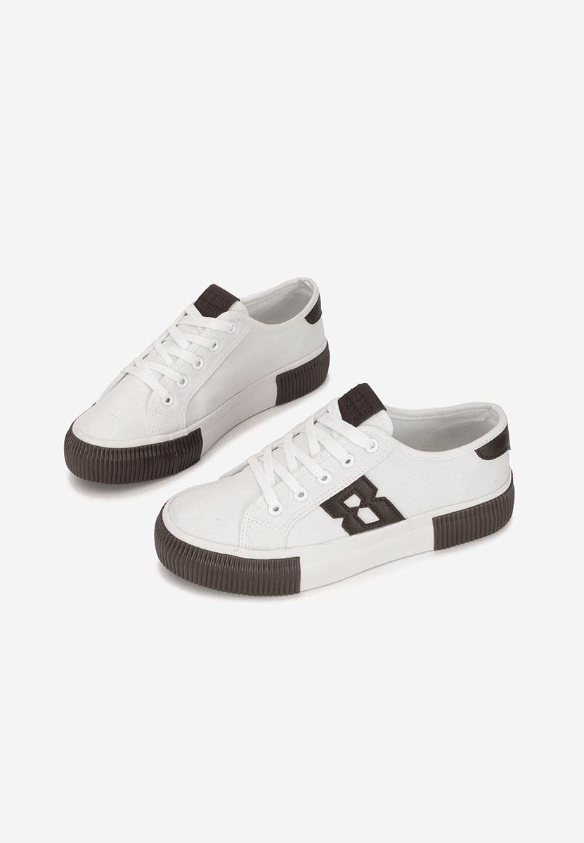 Białe sneakersy damskie Cleria