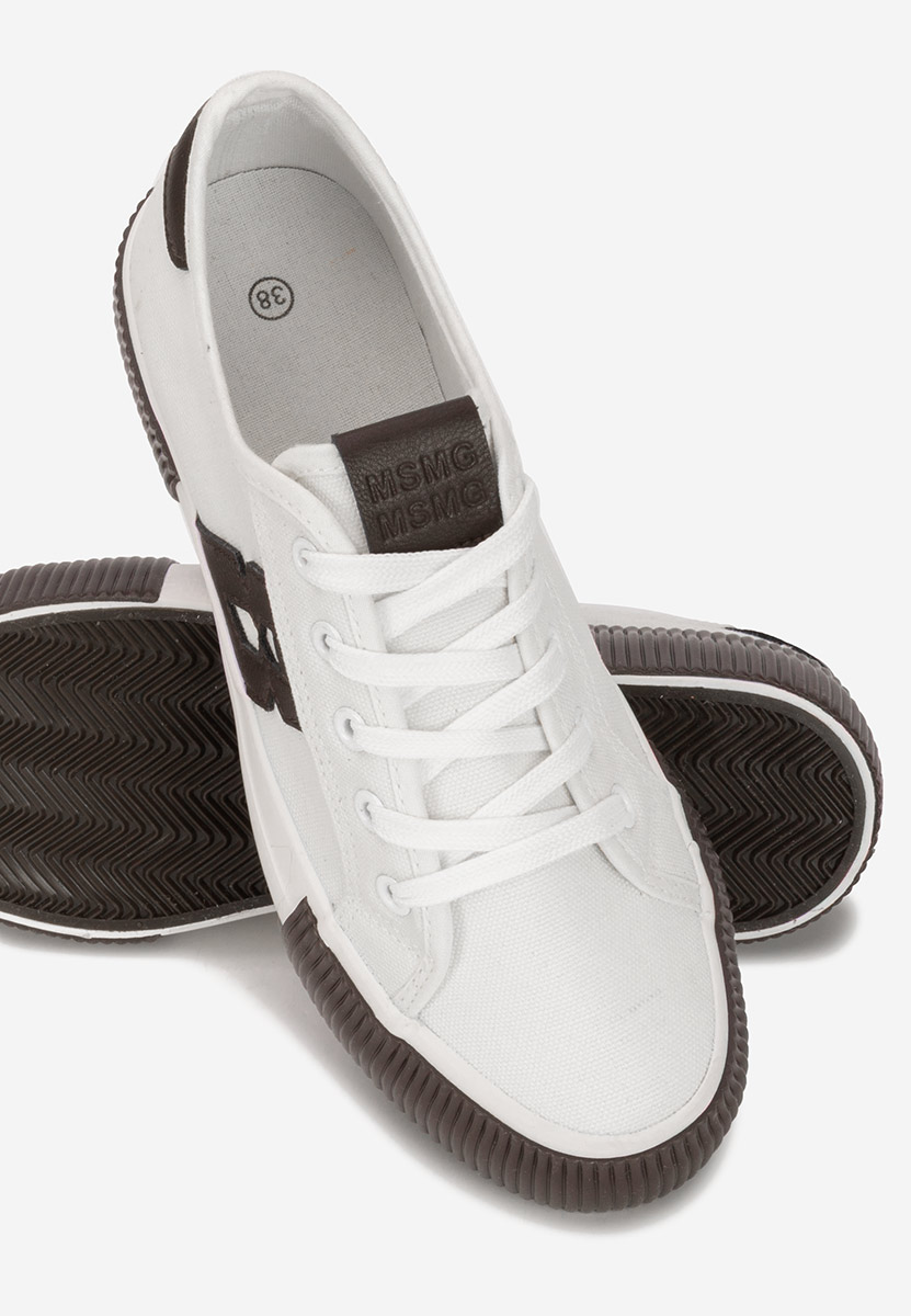 Białe sneakersy damskie Cleria