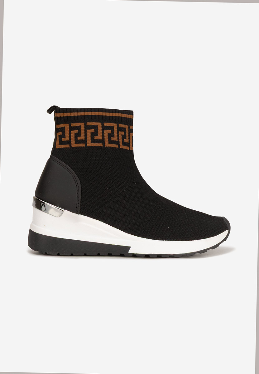 Czarne sneakersy wysokie Ofelina