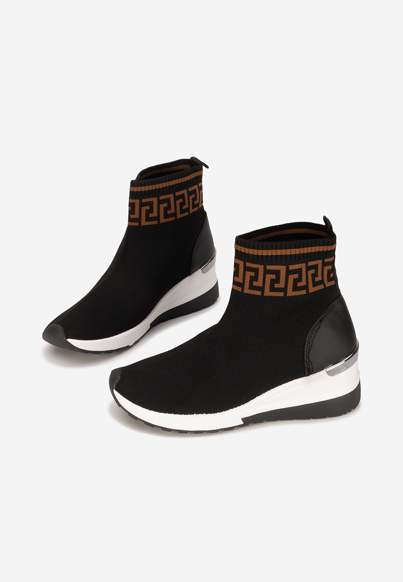 Czarne sneakersy wysokie Ofelina