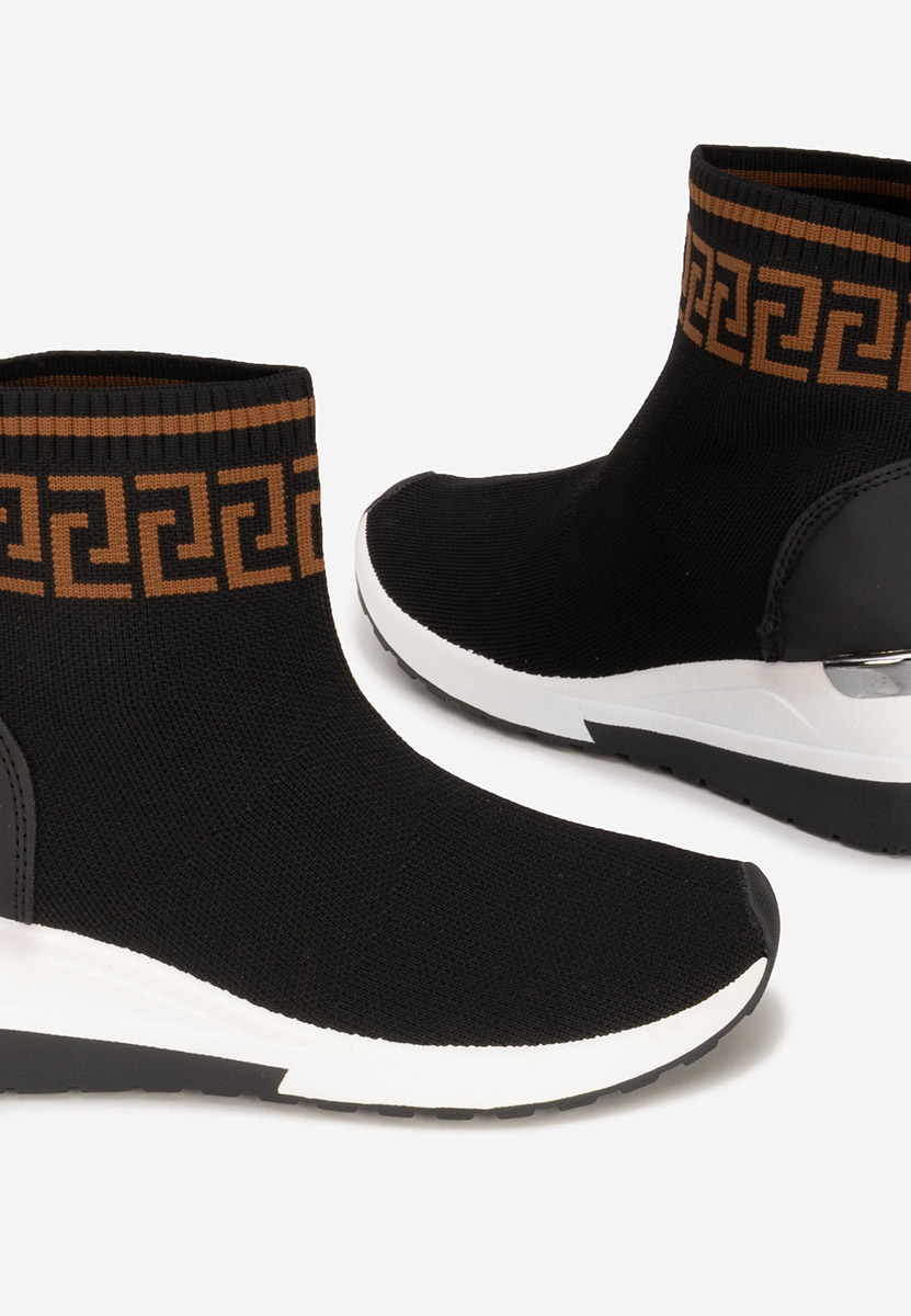 Czarne sneakersy wysokie Ofelina